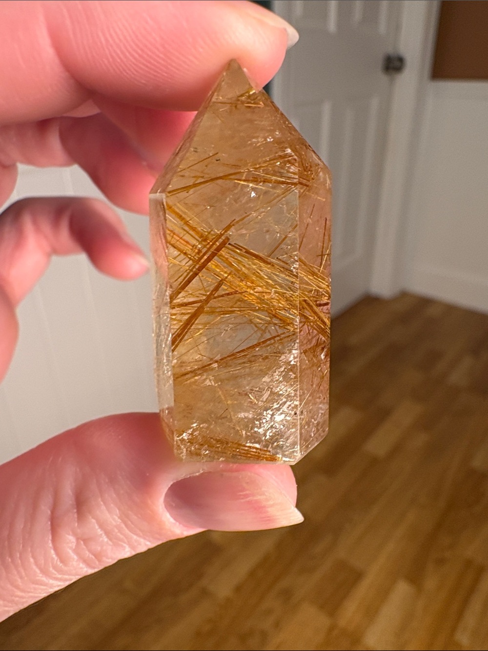 Golden Rutilated Quartz Point